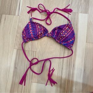 Billabong Sz M Pink and blue bikini top #beachwear